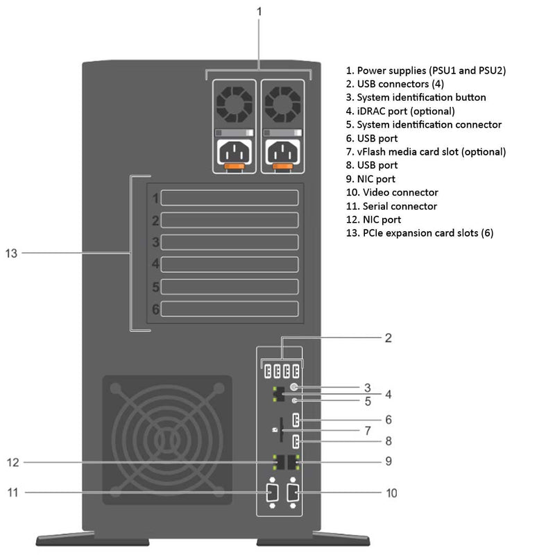 Dell PowerEdge T430 Tower Server Chassis (16x3.5")