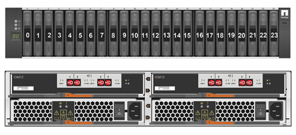NetApp DS224C Disk Shelf Configurations