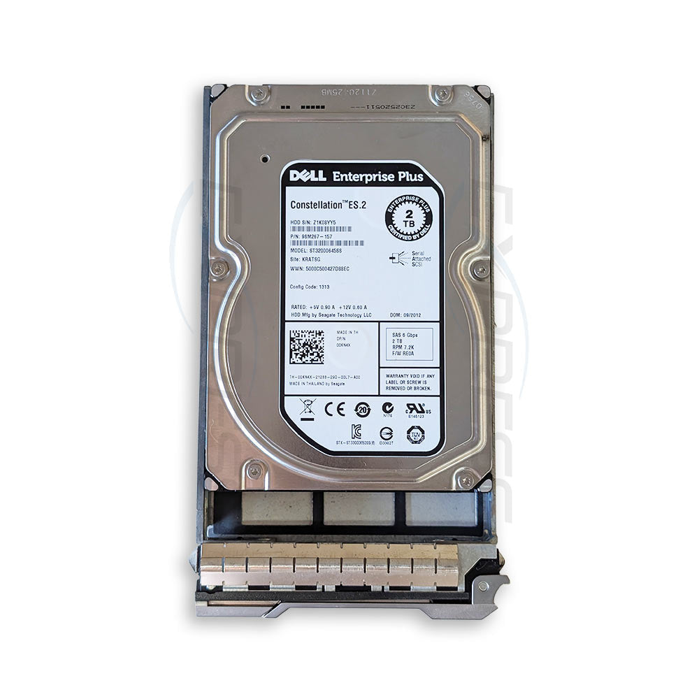 0KN4X - Dell EqualLogic 3.5" 2TB 7.2K NL-SAS 6Gbps HDD