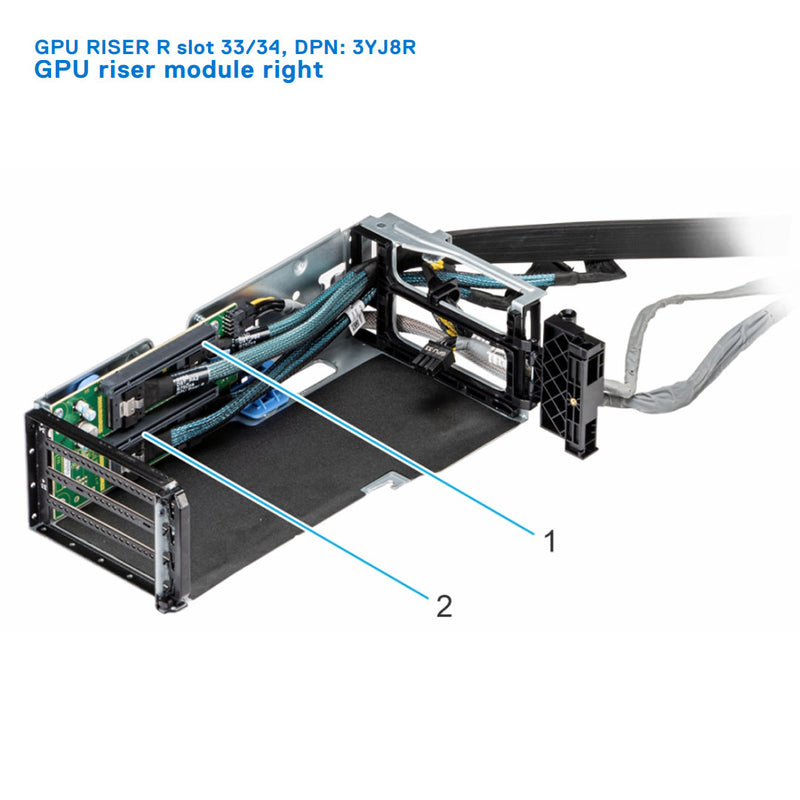 Dell Poweredge R750Xa GPU Riser Right | 3YJ8R