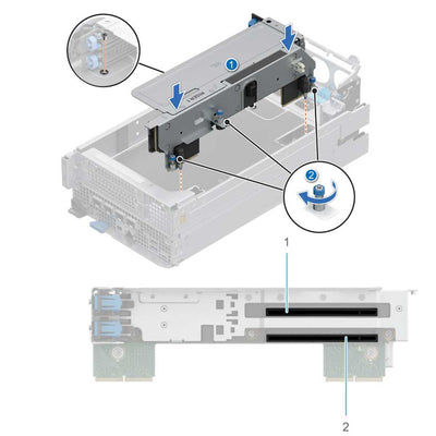 Dell PowerEdge XR4520c Riser Config 1 (R1C)