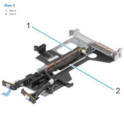 Dell PowerEdge R960 Riser 2 2x16 (R2) Slot 4, 9