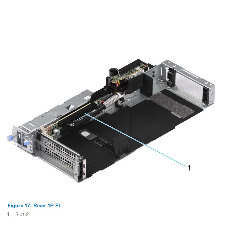 Dell R7625 Riser Config 4 R1P + R2A + R3B + R4P