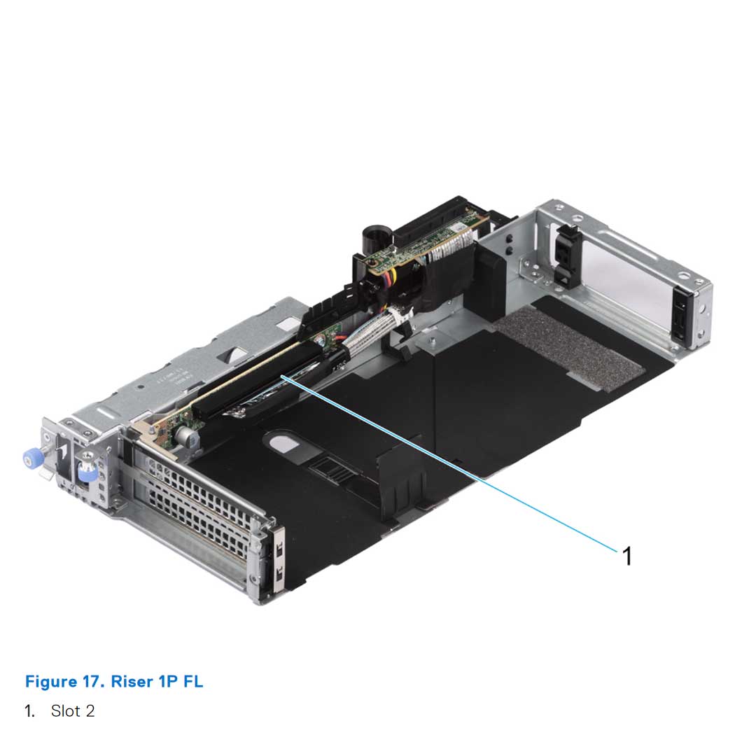 Dell PowerEdge 2U (G16) Riser 1P 1x16 PCI-e 5.0 (R1P FL)