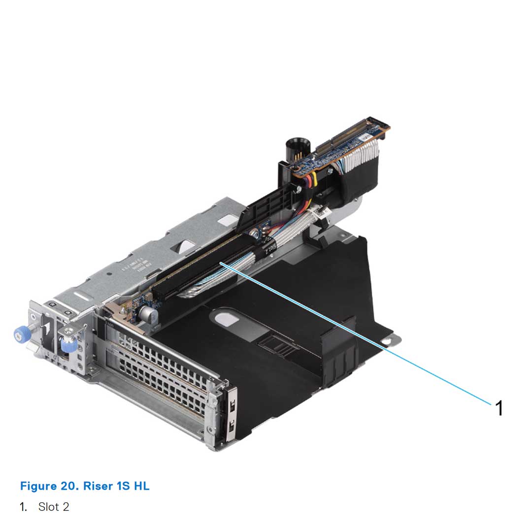 Dell PowerEdge 2U (G16) Riser 1S 1x16 PCI-e 5.0 (R1S HL)