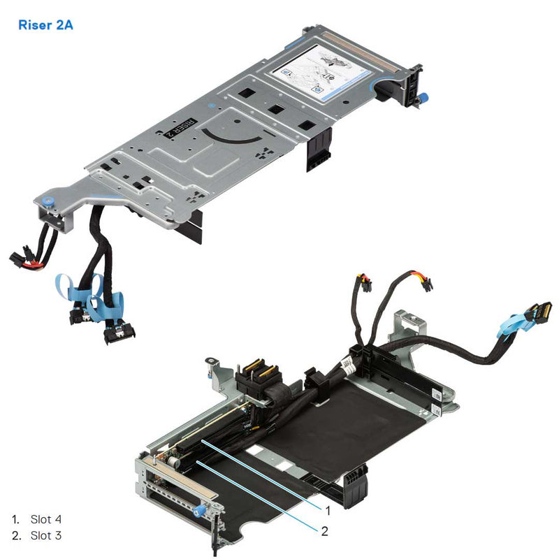 Dell PowerEdge Riser Config 2 R1A+R2A+R3