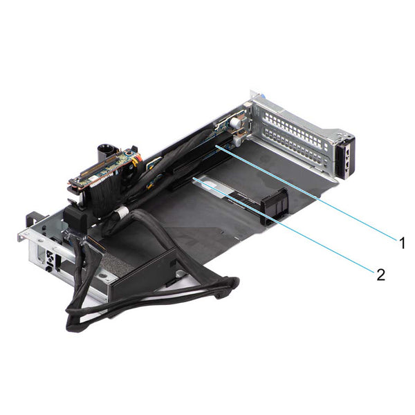 Dell PowerEdge R7615 Riser Config 5-2 R1t + R2t + R3a + R4s (FL)