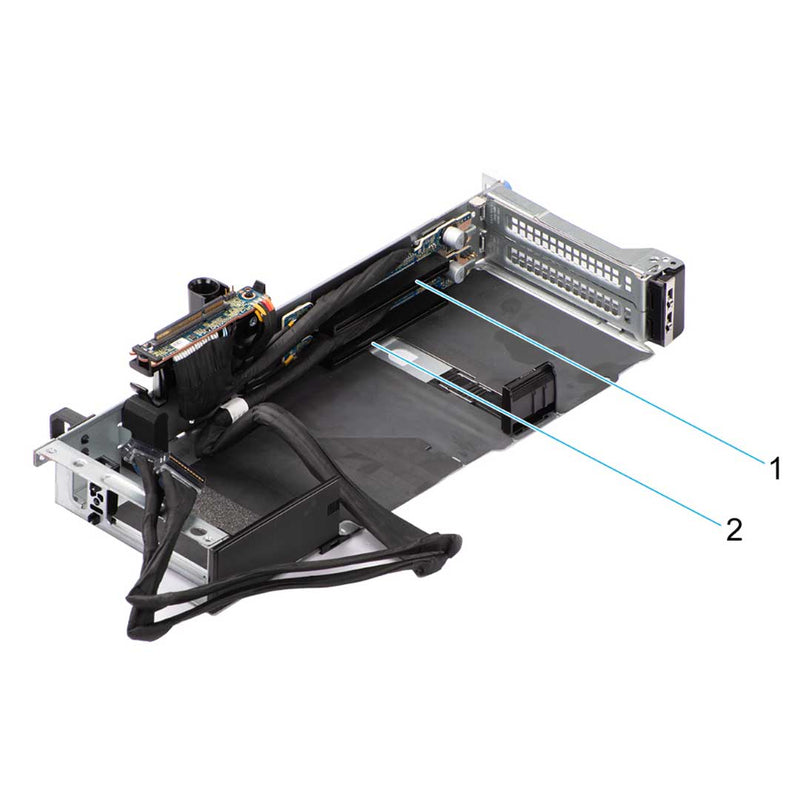 Dell PowerEdge R7615 Riser Config 5-2 R1t + R2t + R3a + R4s (FL)