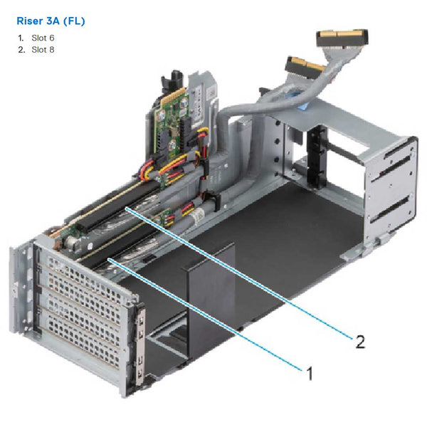 Dell PowerEdge R960 Riser Config3. 2 x16 LP + 2 x16 FH + 4 x16 DW