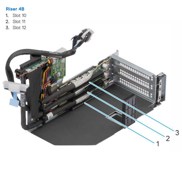 Dell PowerEdge R960 Riser Config2. 2 x16 LP + 10 x16 FH