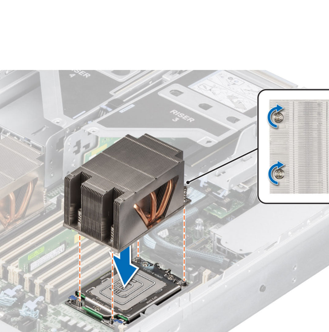 Dell R7525 (G15) High Performance (HPR HSK) Heatsink | 1FHKC