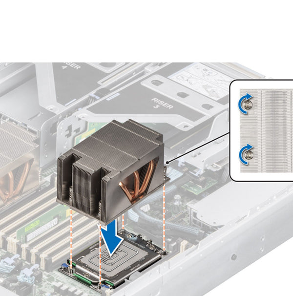 Dell R7525 (G15) High Performance (HPR HSK) Heatsink | 1FHKC