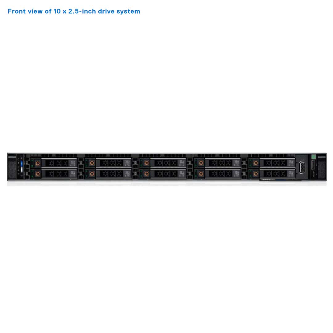 Dell PowerEdge R660XS Rack Server Chassis (10x 2.5")