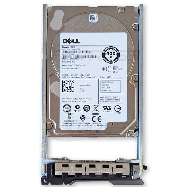 2RR9T - Dell 2.5" 900GB 10K SAS 6Gbps HDD