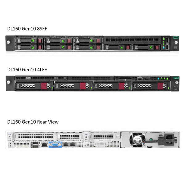 HPE ProLiant DL160 (G10) 4208 2.1GHz 8 Core 1P 16GB-R 8SFF 500W PS