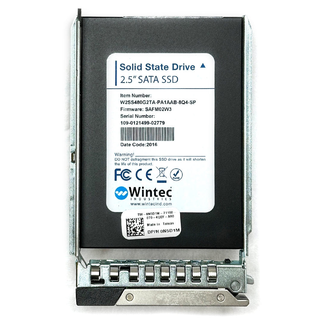 Dell 2.5" 480GB SATA 6Gbps SSD WIntec W2SS480G2TA | N5D1M