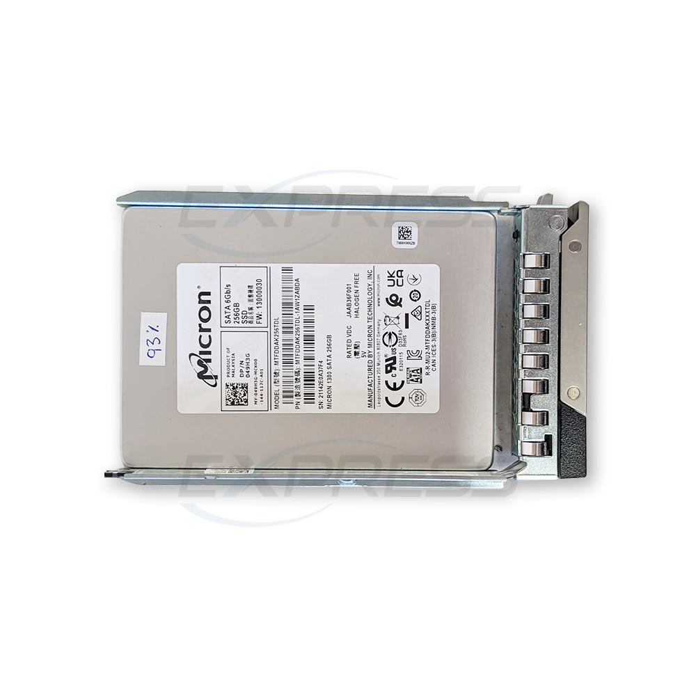49H3G - 256GB SATA 6Gbps 2.5in 7mm SSD, Micron 1300 | Dell