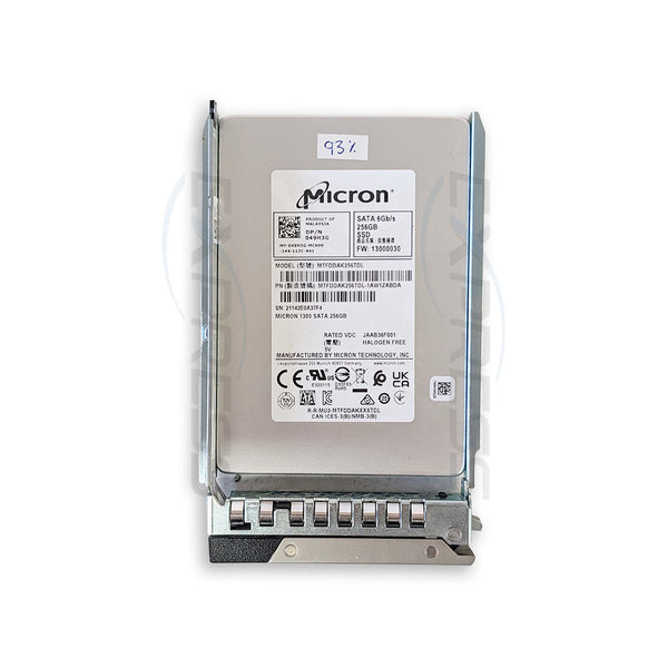 49H3G - 256GB SATA 6Gbps 2.5in 7mm SSD, Micron 1300 | Dell