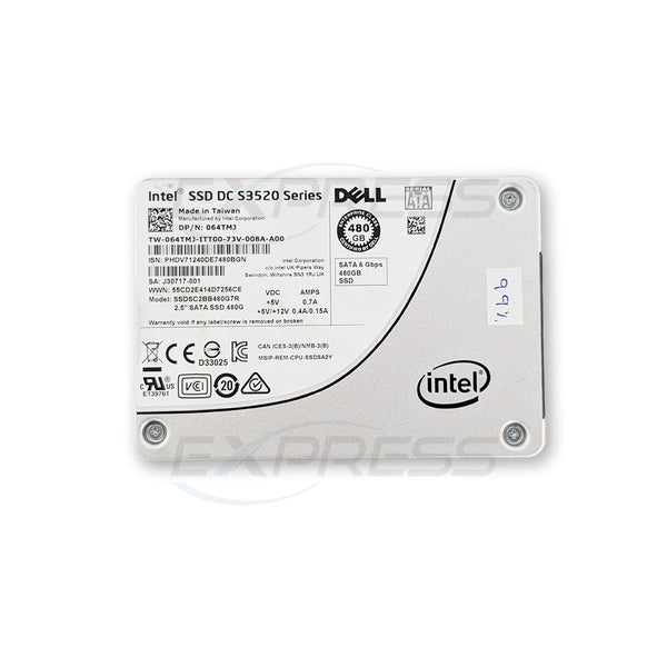 Dell 2.5" 480GB SATA 6Gbps MLC SSD | 64TMJ