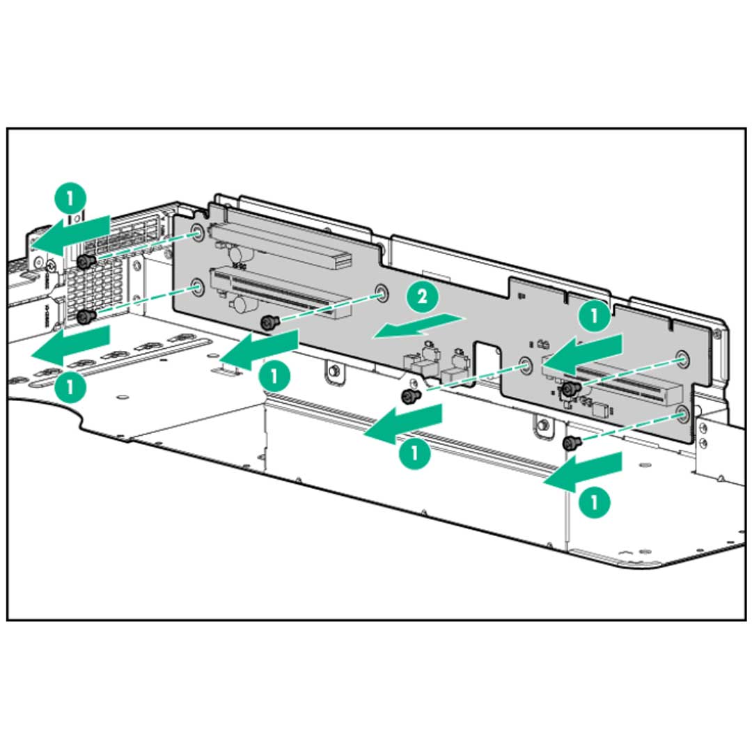 HPE XL190R x16 Graphics Processing Unit Direct Right Riser Kit | 798188-B21