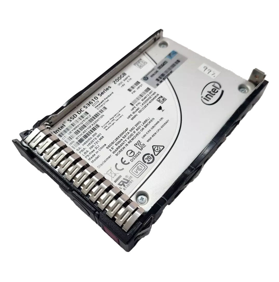 HPE 2.5" 200GB SATA 6Gbps MU SSD Drives | 805377-001