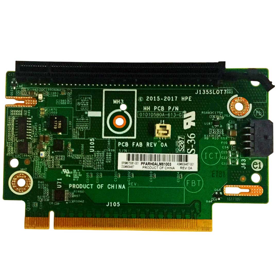 HPE DL38X (G10) Tertiary x16 Riser Kit | 826700-B21
