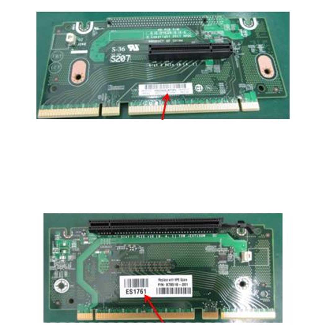 HPE DL180 (G10) CPU2 x16/X8 PCI-e Riser And GPU Enablement Kit | 866943-B21