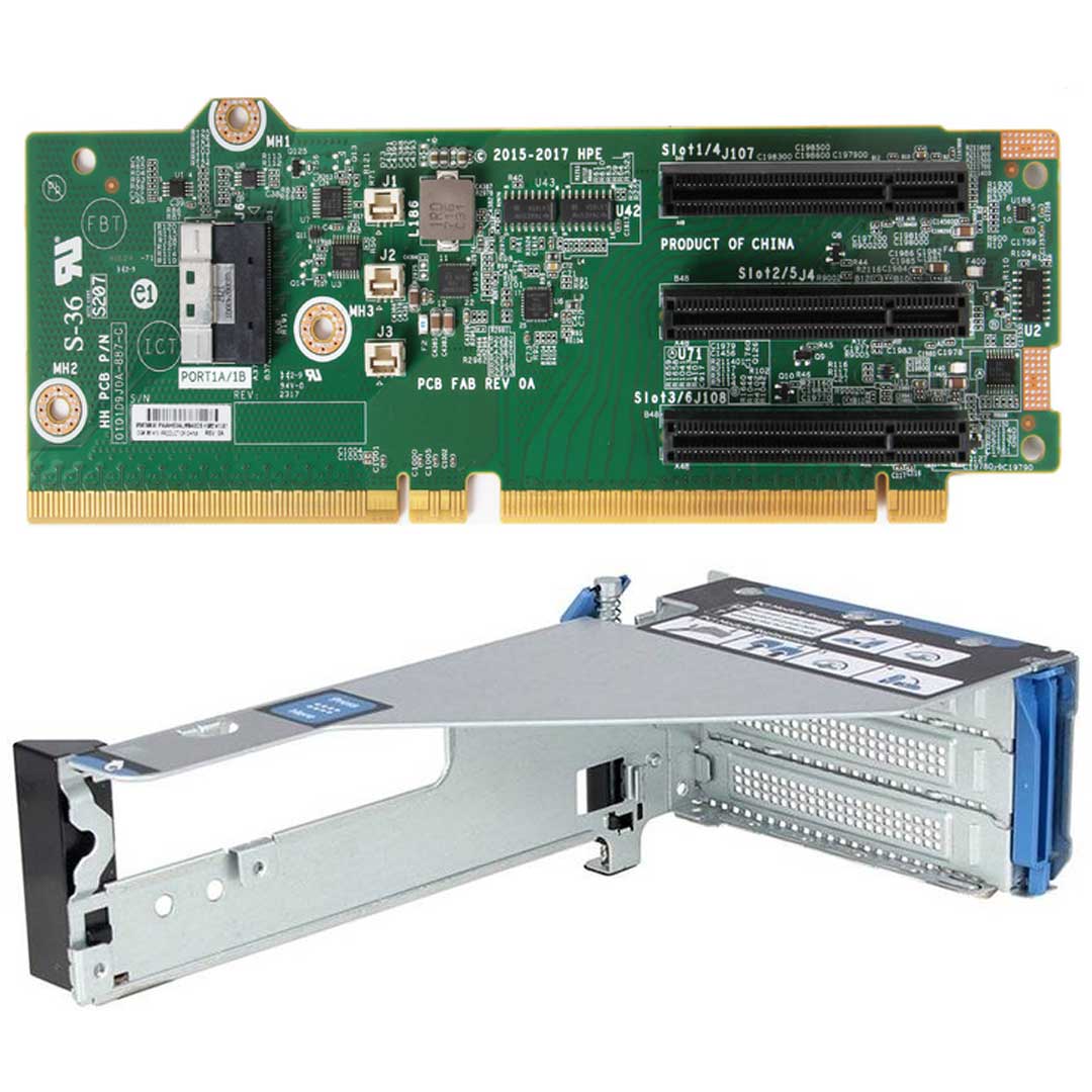 HPE DL560 (G10) Primary/Secondary x8/X8/X8 1P 2XNVMe Slimline Riser Kit | 873420-B21