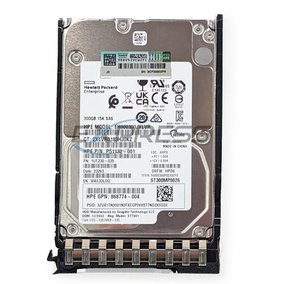 HPE 2.5" 300GB 15K SAS 12Gbps SC HDD | 875217-001