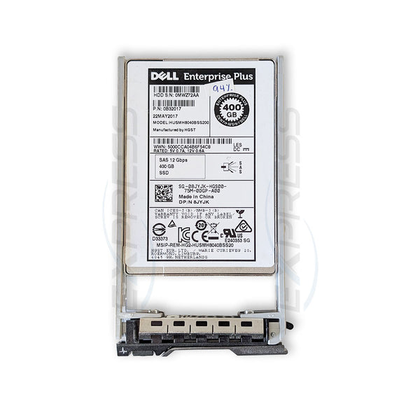 8JYJK - Dell 2.5" 400GB SAS 12Gbps MU SSD