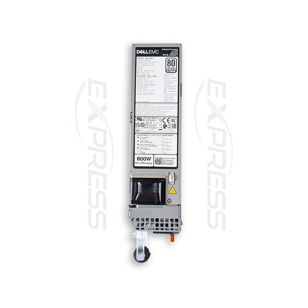 C8T2P - Platinum 80+ 800W 60mm Power Supply Unit (PSU) | Refurbished Dell