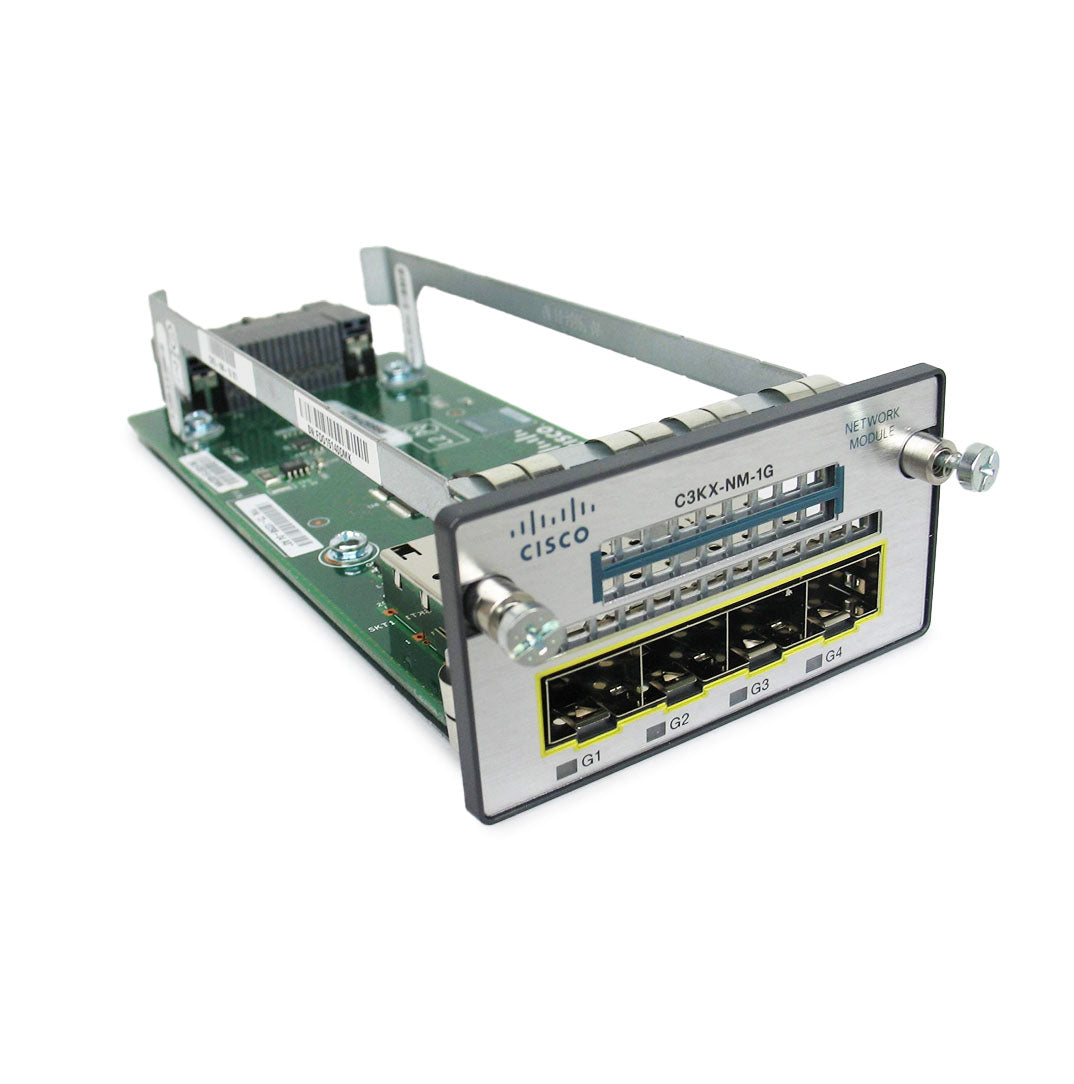 Cisco Quad Port 1/10Gb PoE Network Module | C3KX-NM-1G