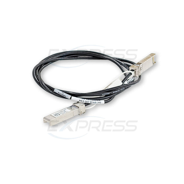 Dell 2M SFP28 to SFP28, 25Gbe, Passive Copper Twinax Direct Attach Cable | D0R73