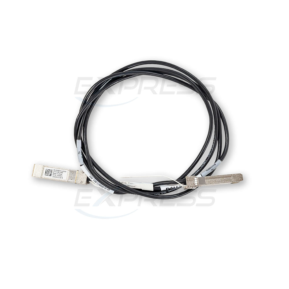 Dell 2M SFP28 to SFP28, 25Gbe, Passive Copper Twinax Direct Attach Cable | D0R73