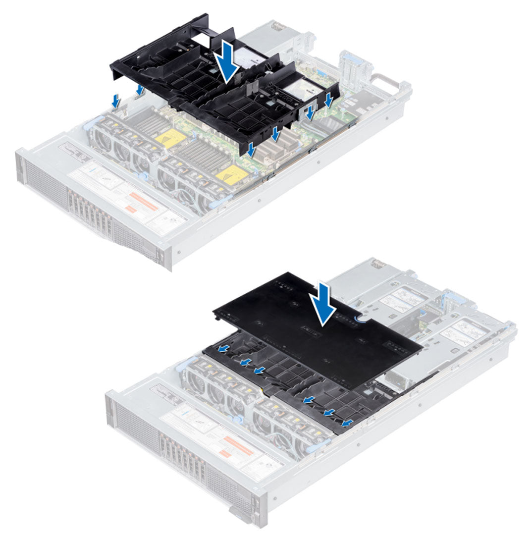 Dell PowerEdge R840 GPU Air Shroud | D6FH5