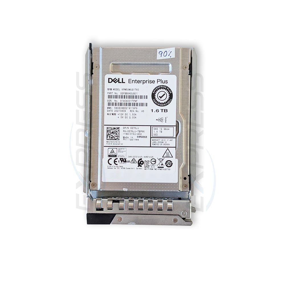 D7KJJ - 2.5" 1.6TB SAS 12Gbps WI SSD | Dell Compellent