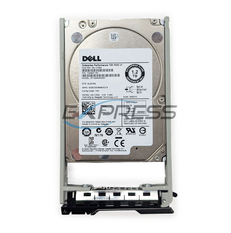 Dell 1.2TB 2.5" 10K SAS 6Gbps HDD | RMCP3