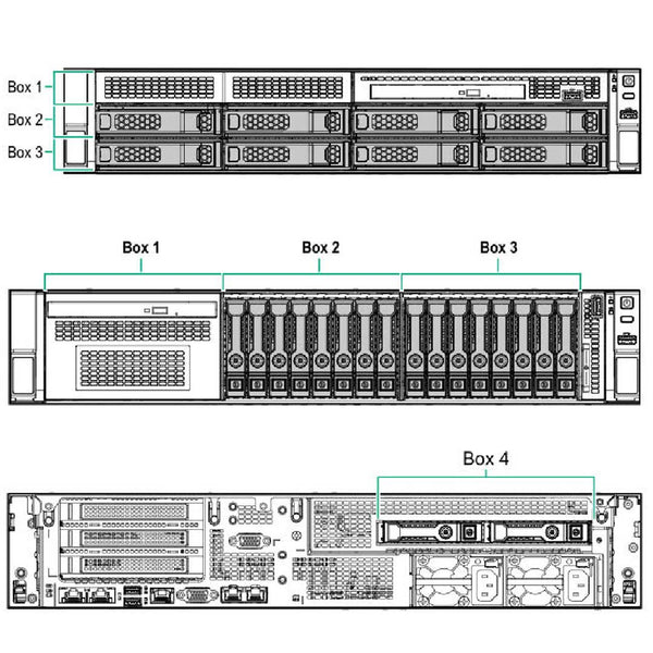 HPE ProLiant DL180 (G10) 5218 2.3GHz 16 Core 1P 16GB-R S100i 8SFF 500W PS Server | P35520-B21