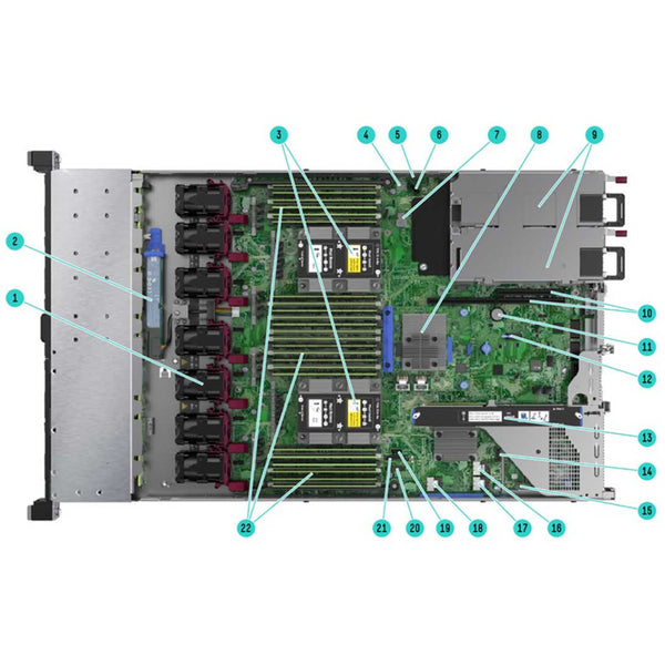 Hpe Proliant Dl360 Gen10 8Sff Bc Nc Rack Server Chassis | P56949-B21