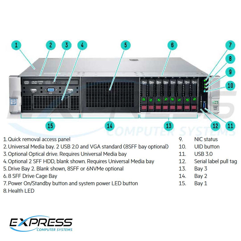 Hpe Proliant Dl380 Gen9 12Lff Server Chassis | 719061-B21