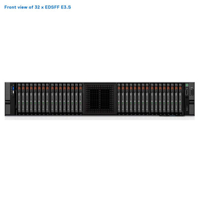 Dell PowerEdge R7615 Rack Server Chassis (32x EDSFF)