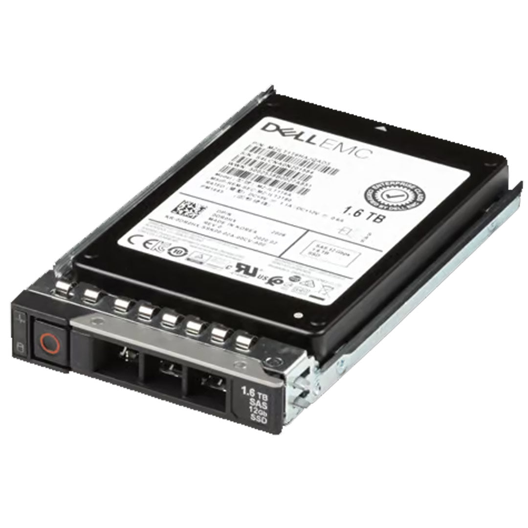 Dell 2.5" 1.6TB SAS 12Gbps MU 512e, PM1645, 3 DWPD, SSD | DR0HX