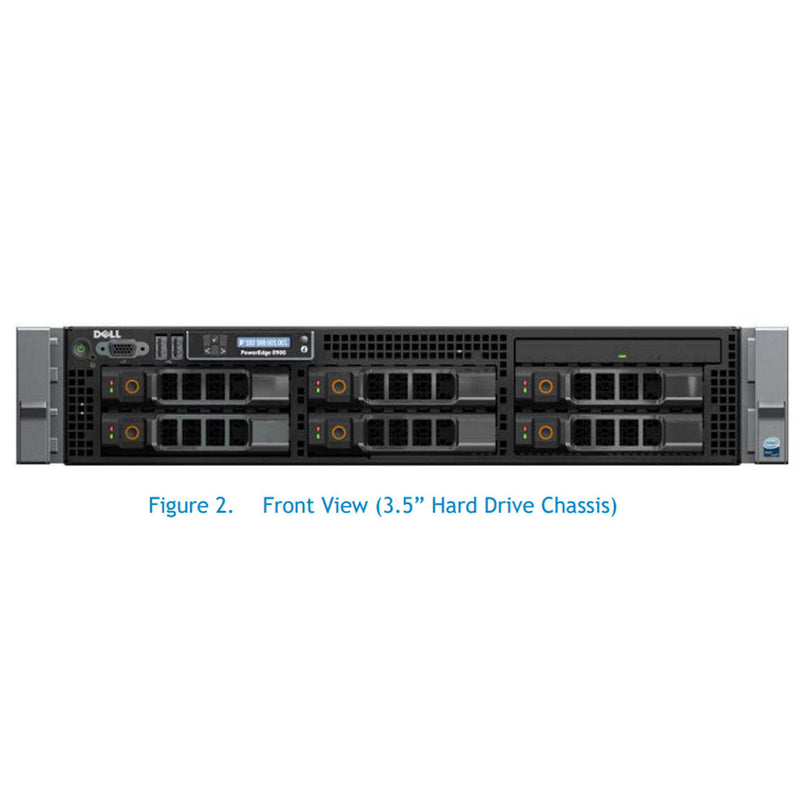 Dell PowerEdge R710 Rack Server Chassis (4x3.5")