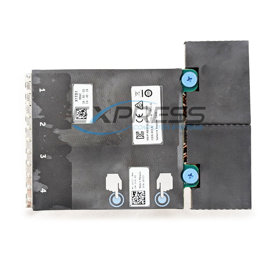 Dell QLogic FastLinQ 41164 Quad Port 10GBase-T rNDC | X1TD1