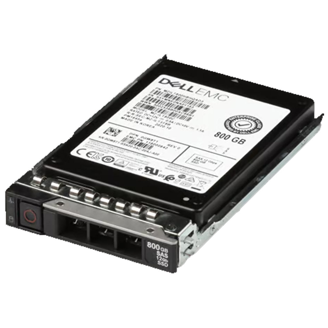 Dell 2.5" 800GB SAS 24Gbps MU 512e ISE SSD | 3CHC8