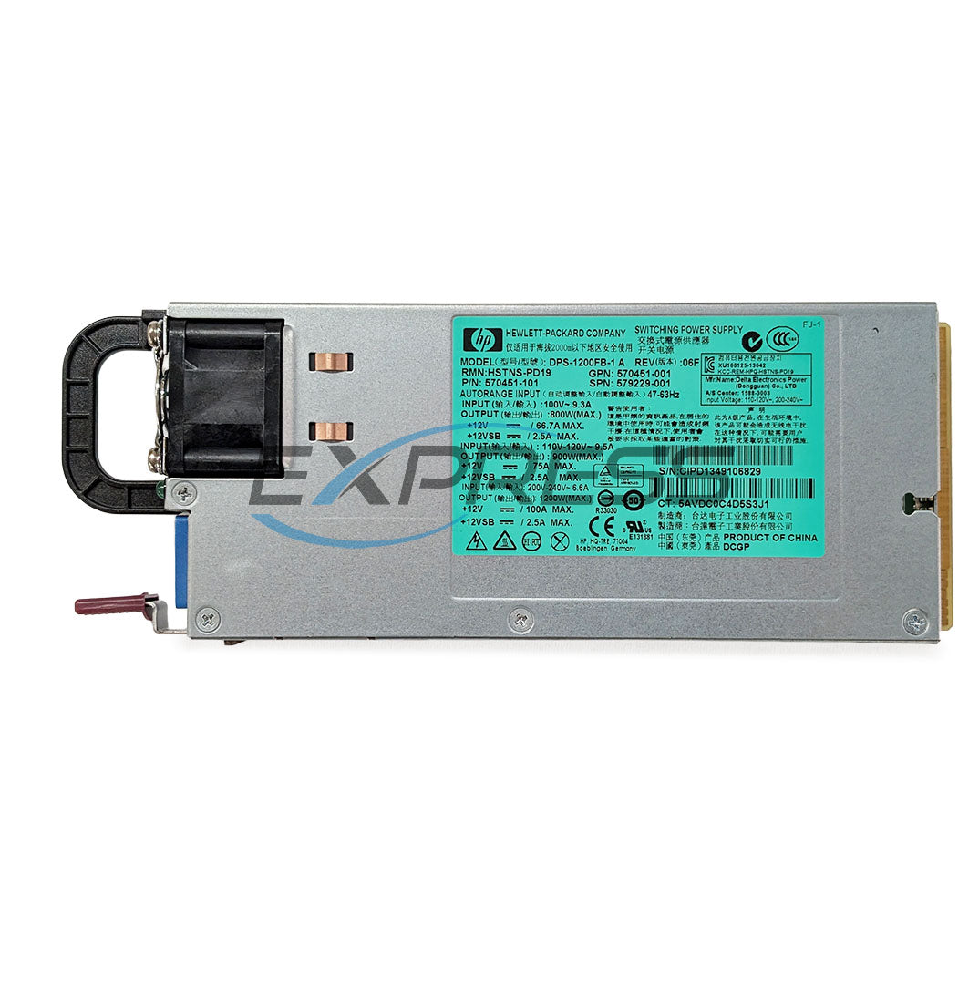 HPE 1200W AC Platinum Plus Power Supply Unit (PSU) (579229-001) | 578322-B21