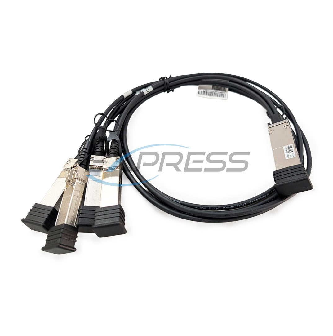 HPE 40Gb QSFP to 4X10Gb SFP+ 1M DAC Breakout Cable | JG329A