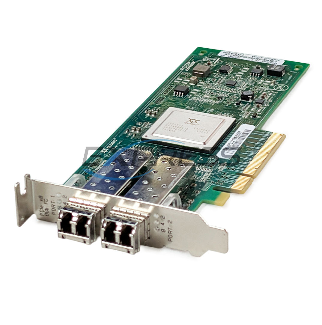 HPE 82Q 8Gb 2-port PCIe Fibre Channel Host Bus LP Adapter (AJ764A) | 489191-001