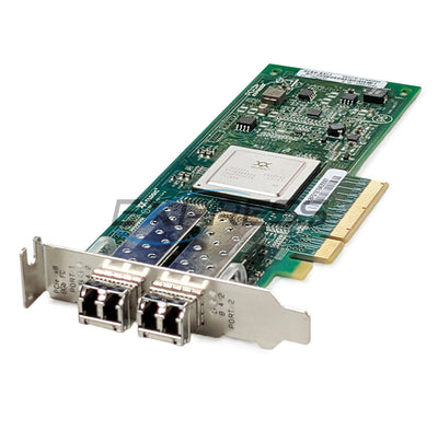 HPE 82Q 8Gb 2-port PCIe Fibre Channel Host Bus LP Adapter (AJ764A) | 489191-001