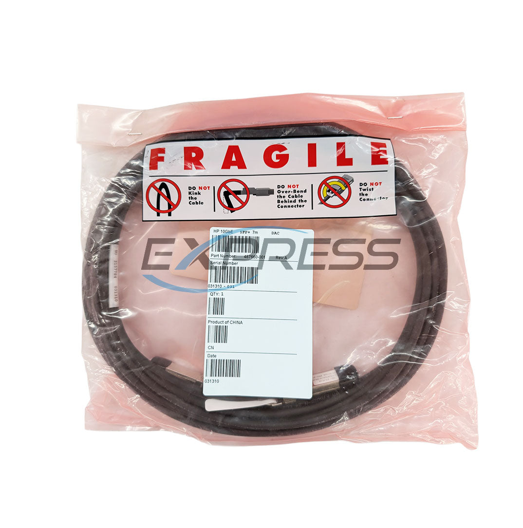 HPE SFP+ 10Gbe 7M Copper Direct Attach Cable | 487660-001